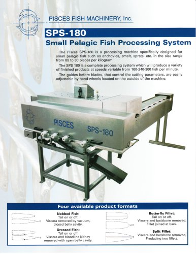 SPS-180 / Small Pelagic Fish processing system