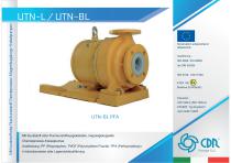 UTN-L / UTN-BL - Lined Magnetic Drive Pump - 1