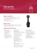 C25 series Multi-axis joystick