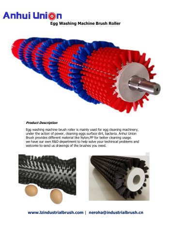 Egg Washing Machine Brush Roller