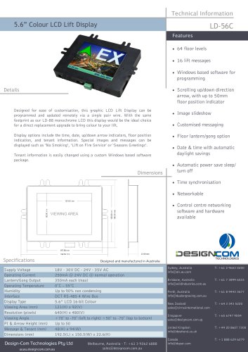 LD-56C LCD Colour Display 5.6"