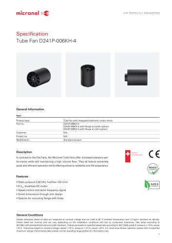 Specification D241P-006KH-4