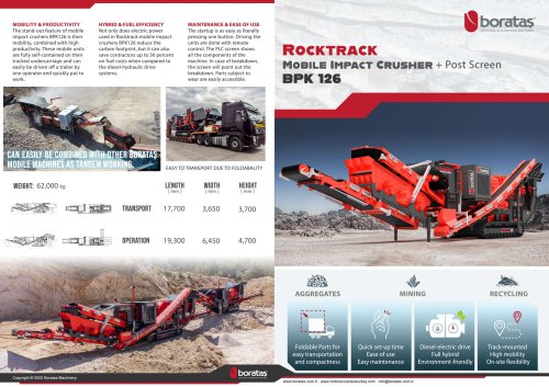 Boratas Rocktrack Impact Crusher BPK126