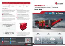 Boratas Tracked Mobile Impact Crusher - BPK100