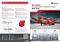 Boratas Wheeled Mobile Impact Crusher Plant - BLK02E