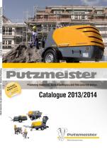 Plastering machines, screed pumps and fine concrete pumps. Catalogue 2011/2012