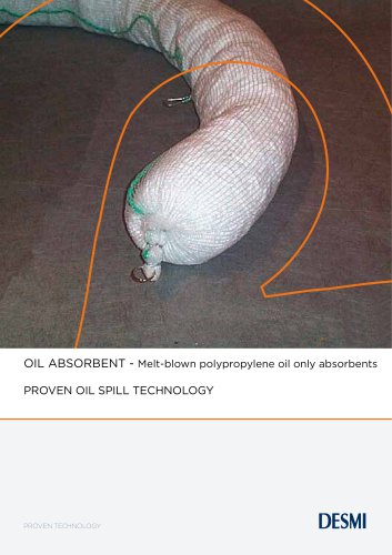 OIL ABSORBENT - Melt-blown polypropylene oil only absorbents