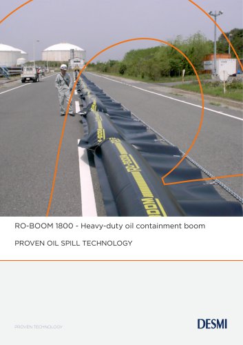 RO-BOOM 1800 - Heavy-duty oil containment boom