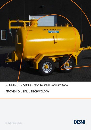 RO-TANKER 5000 - Mobile steel vacuum tank