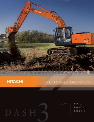 Hitachi 120-3, 160LC-3, 200LC-3