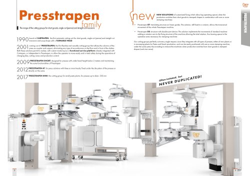 Presstrapen family catalog