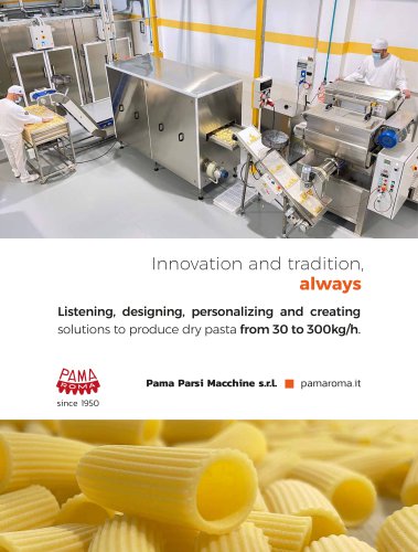 Dry pasta machines and lines