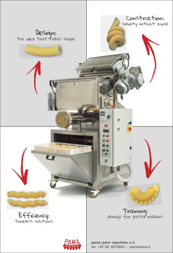 Extruder pasta machine