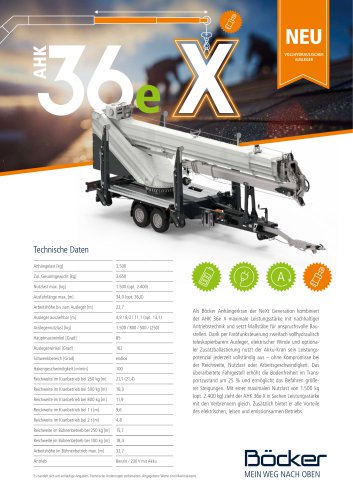 Anh&auml;ngerkran AHK 36e X