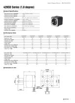 HYBRID STEPPER MOTOR / DC 42HSD SERIES