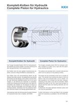 Complete Piston for Hydraulics KKH