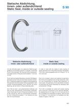 Static Seal, inside or outside sealing S 90