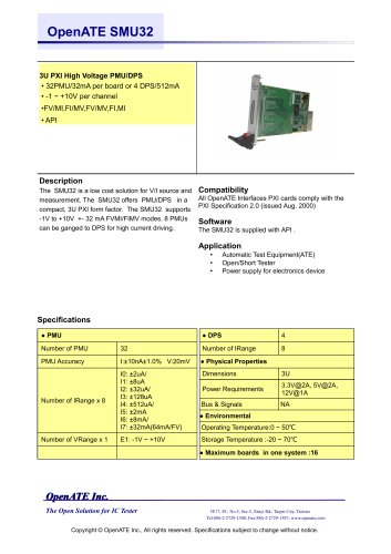 OpenATE SMU32