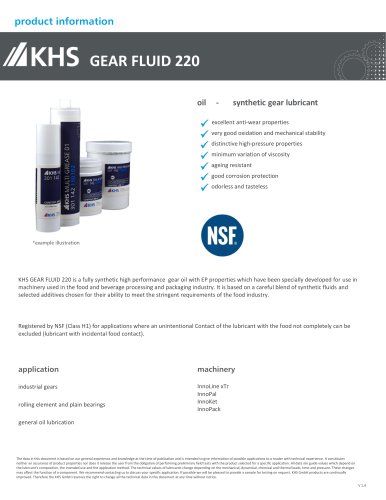 KHS GEAR FLUID 220