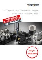 Aktionsflyer. Lösungen für die automatisierte Fertigung