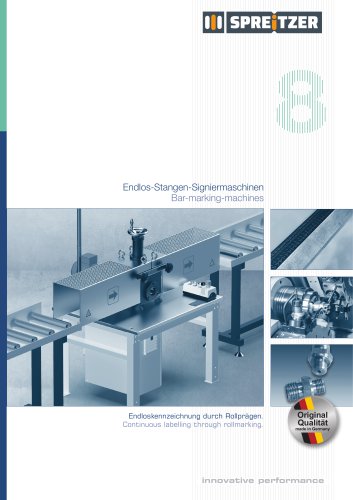 Endlos-Stangen-Signiermaschine