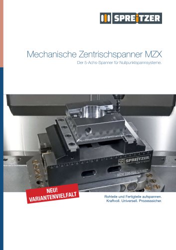 Mechanische Zentrischspanner MZX