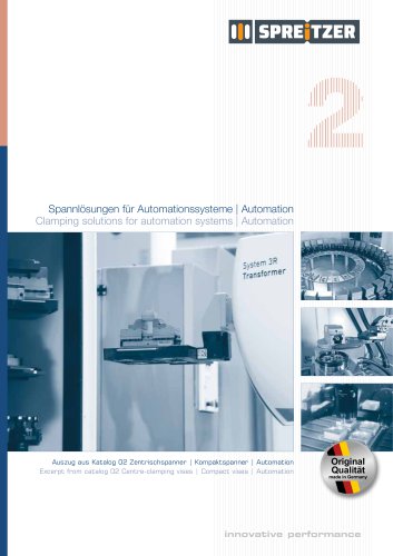 Spannl&ouml;sungen f&uuml;r Automationssysteme 