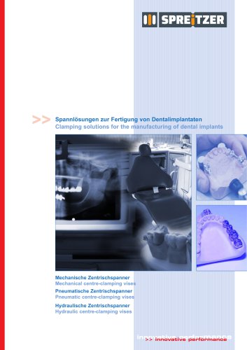 Spannl&ouml;sungen zur Fertigung von Dentalimplantaten