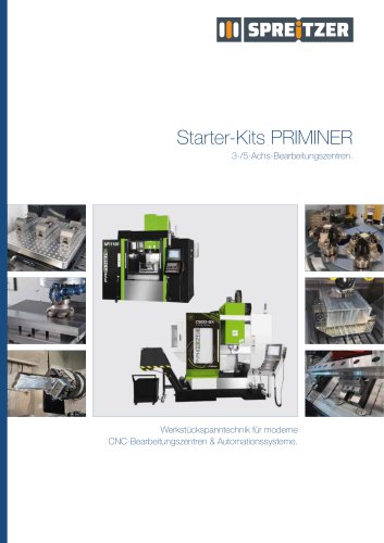 Starter-Kits Priminer f&uuml;r 3-/5-Achs Bearbeitungszentren