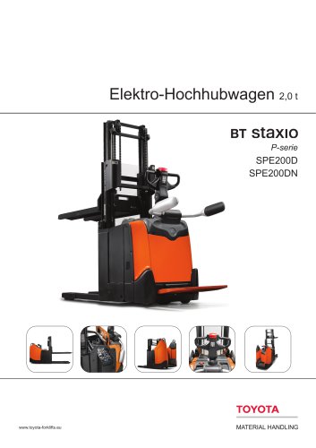 Elektro-Hochhubwagen 2,0 t BT staxio P-serie SPE200D SPE200DN