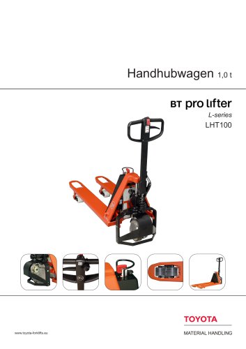 Handhubwagen 1,0 t BT pro lifter L-series LHT100