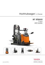 Hochhubwagen 1,2 Tonnen BT staxio P-Serie SPE120XRD - 1