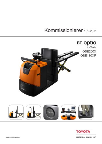 Kommissionierer 1,8 -2,0 t BT OptlO L-Serie P OSE200X W OSE180XP