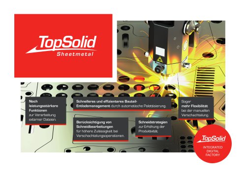 Top'Solid Sheetmetal 2021 DE