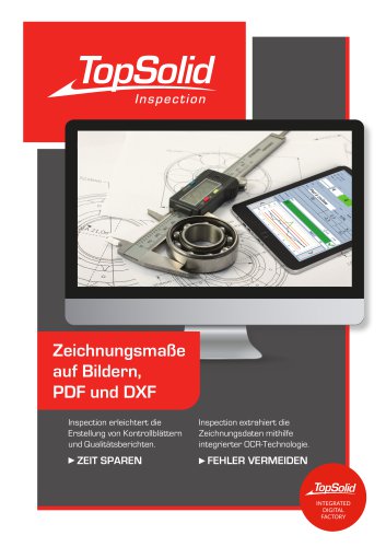 TopSolid'Inspection Flyer DE