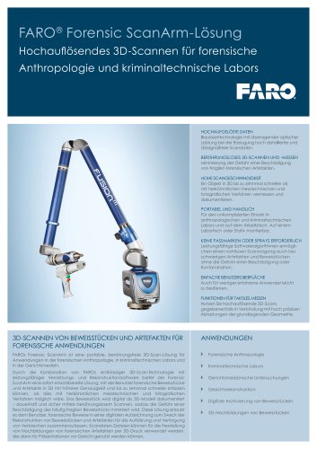 FARO Forensic ScanArm