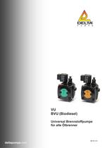 VU-BVU Universal Brennstoffpumpe für alle Ölbrenner (biodiesel) - 1