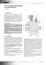 VU-BVU Universal Brennstoffpumpe für alle Ölbrenner (biodiesel) - 2