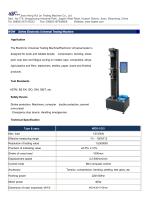 WDS Series Electronic Universal Testing Machine