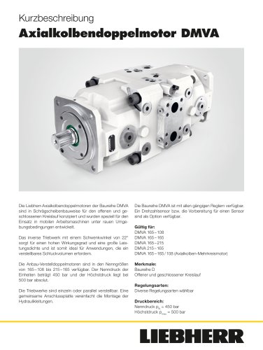 DMVA D Doppelmotor Kurzbeschreibung