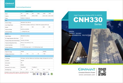 High Frequency Online UPS CNH330 series