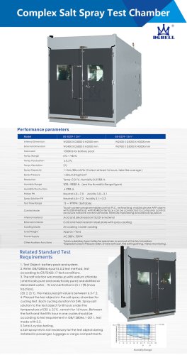 Complex Salt Spary Test Chamber TEMPBTHW-30M