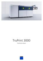 Technisches Datenblatt TruPrint 3000