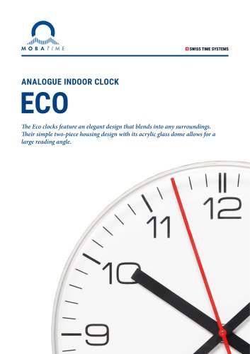 Analogue Indoor Clock - ECO