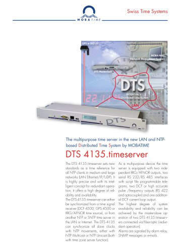 DTS 4125 timeserver