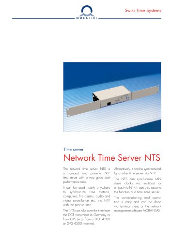 NTP Time Server - NTS