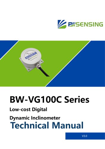 BW-VG100C Low-cost Digital Dynamic Inclinometer Technical Manual