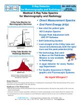 Medical XR-100T-CdTe Detector Specifications