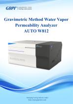 AUTO W812 Gravimetric Method Water Vapor Permeability Analyzer A2(20241213)