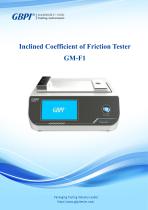 GM-F1 Inclined Coefficient of Friction Tester A0(20221009)